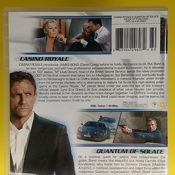 Casino Royale & Quantum of Solace, DVD, Starring Daniel Craig as James Bond - Picture 2 of 14